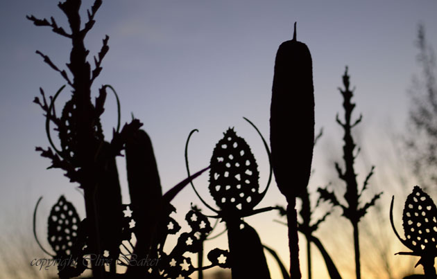 Sculpture outside WWT Welney, Norfolk